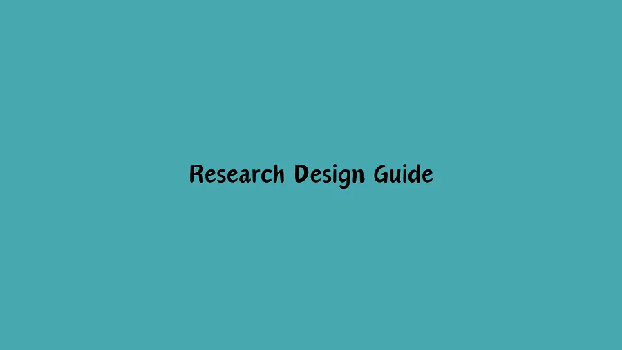 how-to-select-a-good-research-design