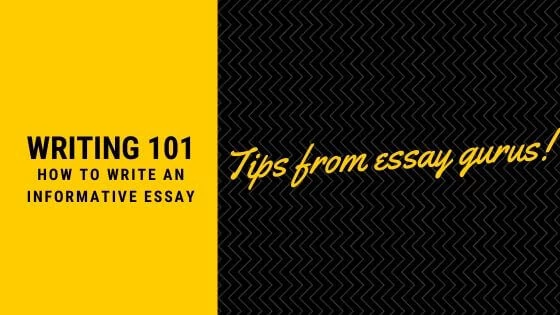 How to write an informative essay