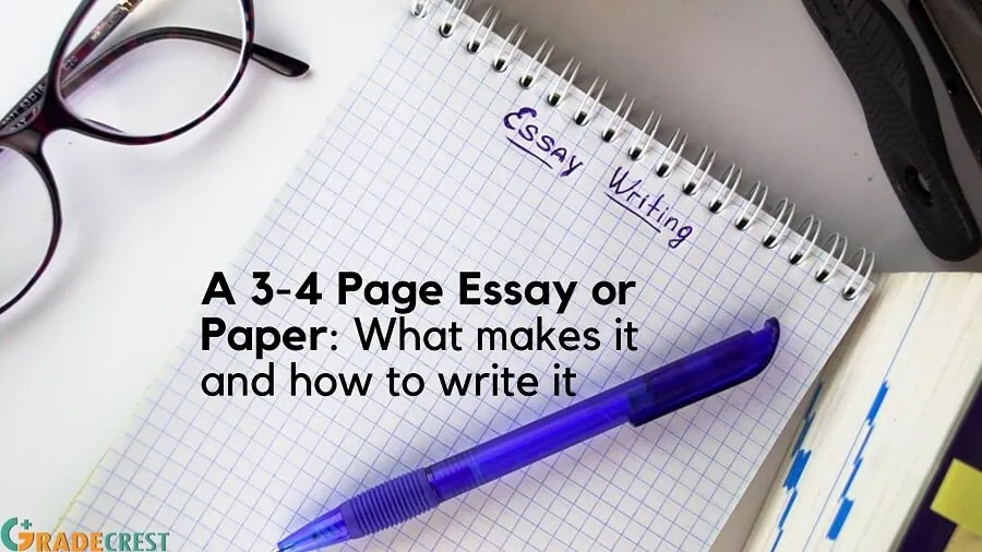 3-4 page essay or paper guide